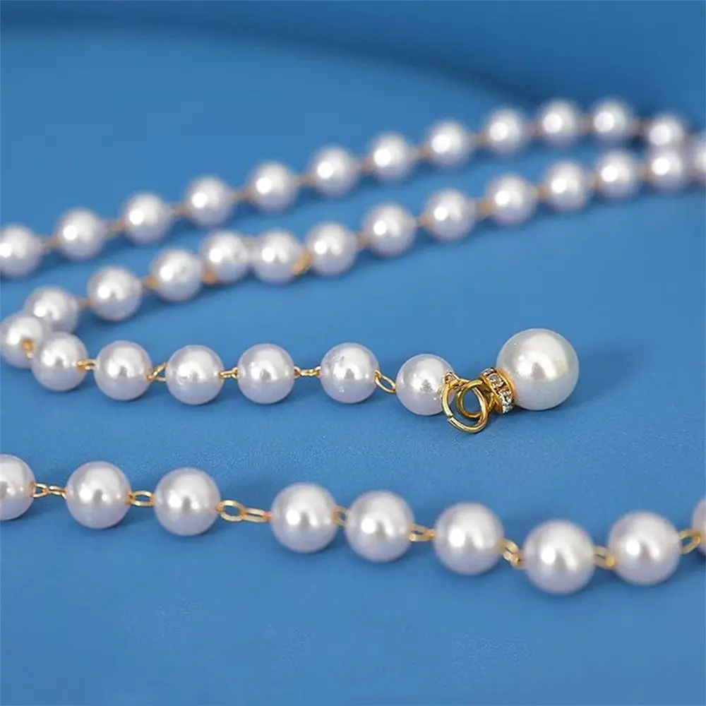 Pearl Waistband All-match White Pearl Pendant Belt Bohemian Belt Women