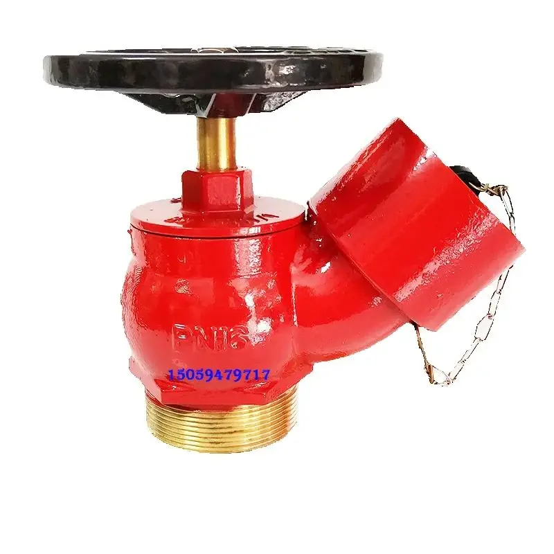 

DN65 inclined mouth indoor fire hydrant, inclined mouth fire hydrant, British style all copper above ground hydrant, marine fire