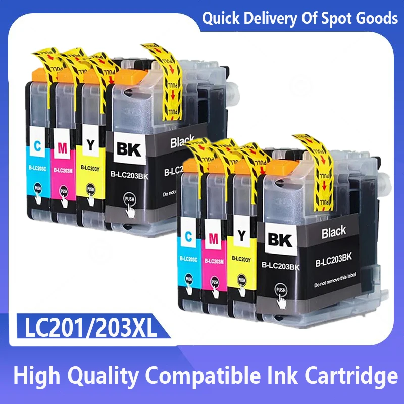 

LC203XL LC201XL LC203 LC201 Compatible ink cartridge for brother MFC-J4320DW J4420DW J4620DW J5520DW J5620DW J5720DW Printer