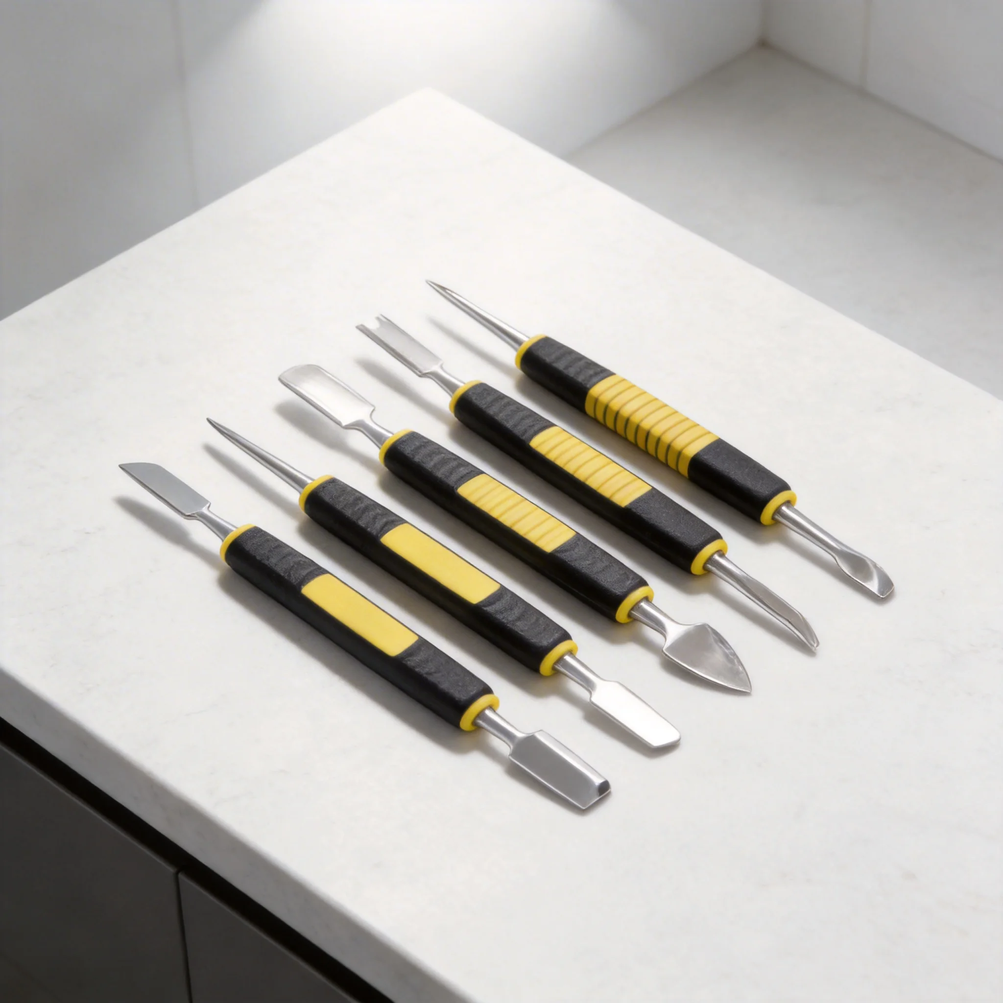 6PCS Pry Bar Set With Non-Slip Handle Alloy Steel Stainless Steel Opening Tool For Phone Laptop Repair Manual Tools Accessories