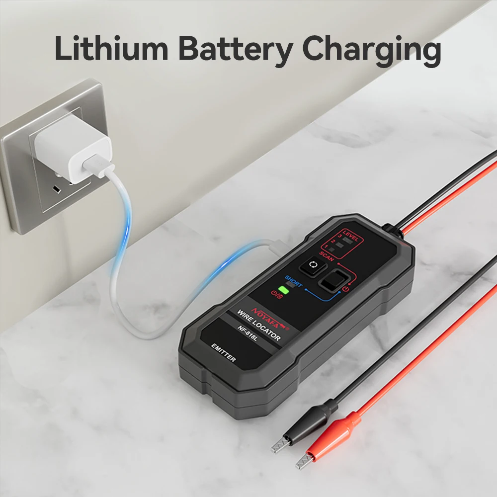 Noyafa NF-818L Cable Locator Detector Underground Network Cable Tracker with Anti-Interference Technology Fault Identification