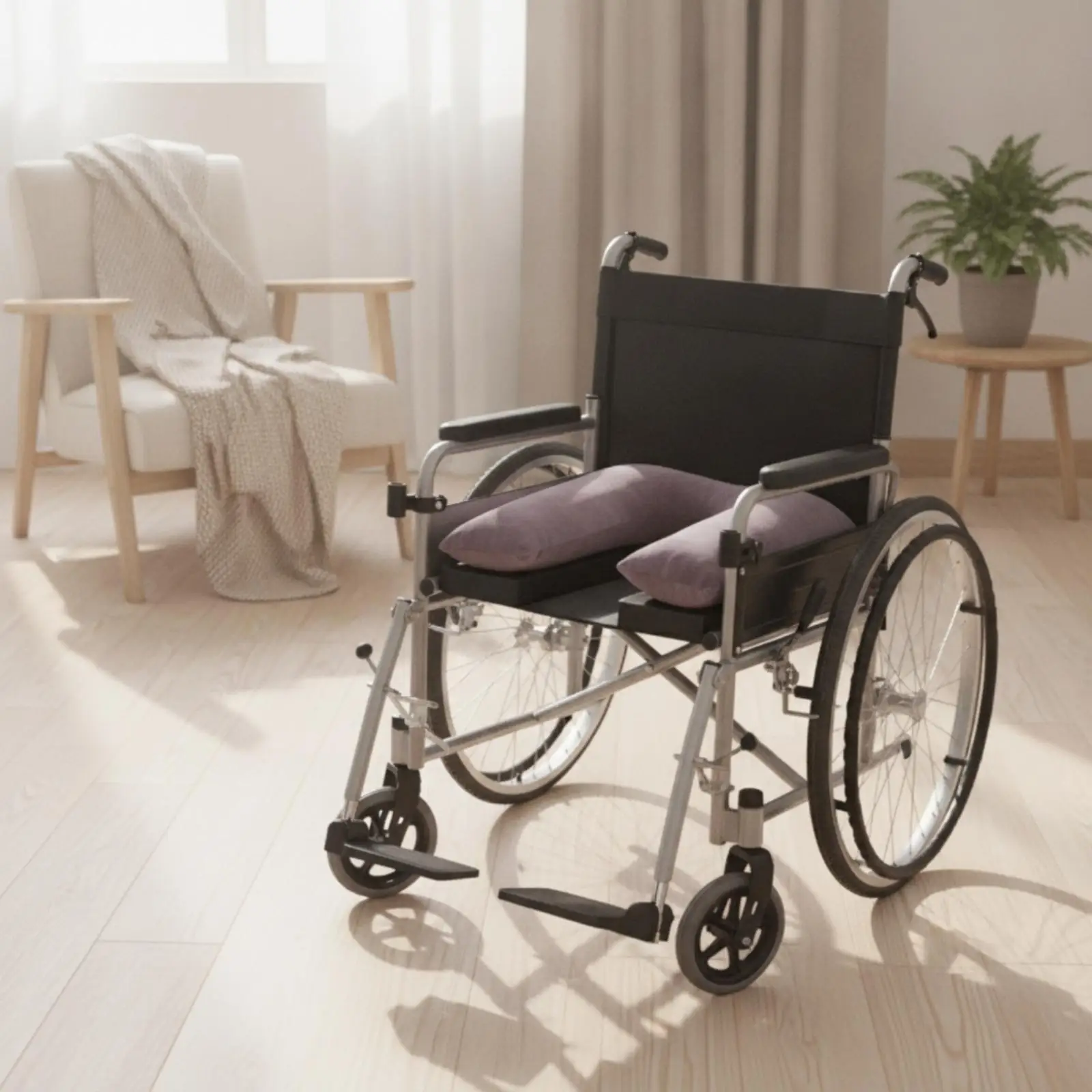 Housse de siège de commode rembourrée, coussin de siège profilé en forme de U, coussin de chaise de commode lavable et épais pour personnes âgées, soins à domicile
