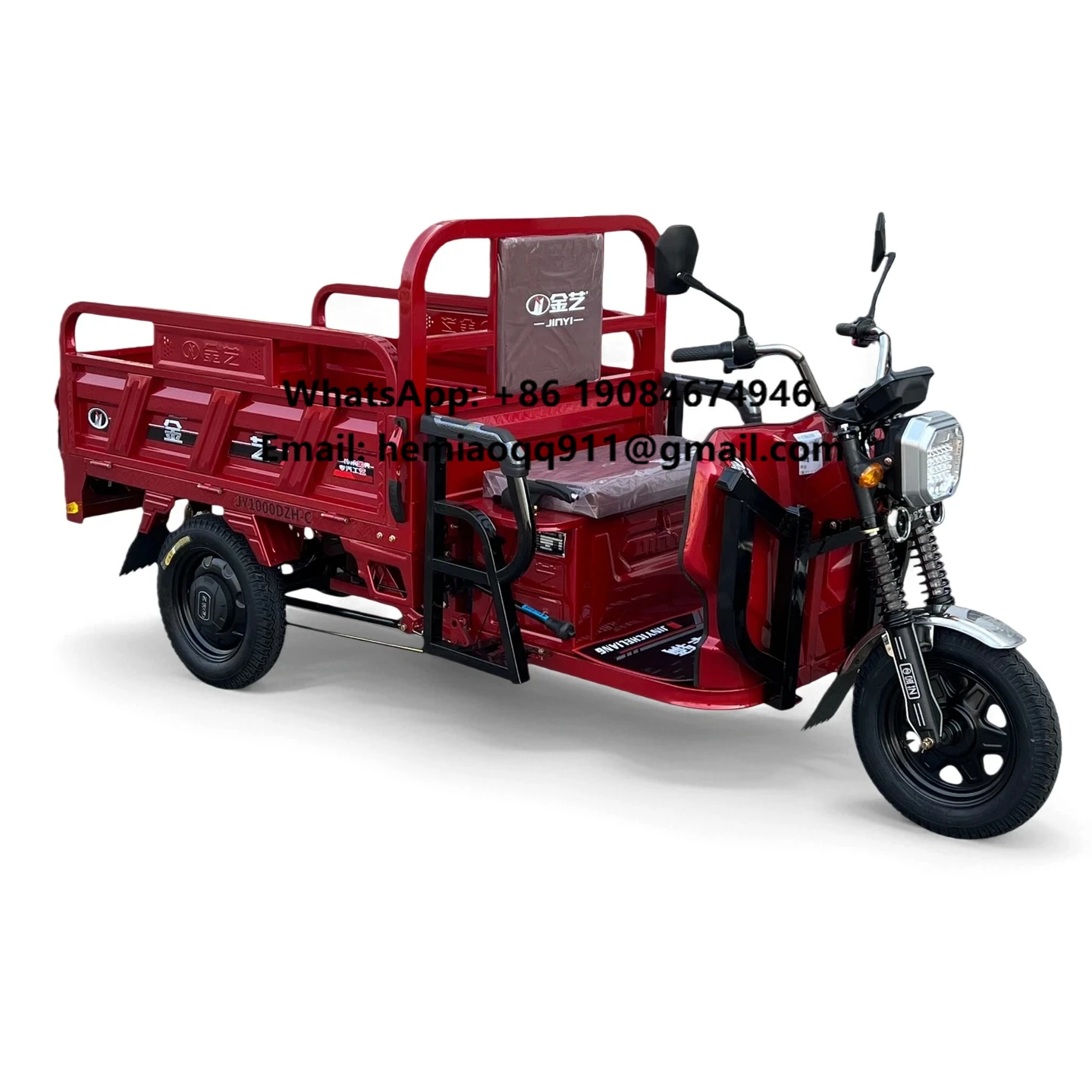 

Коммерческий электрический грузопассажирский трицикл повышенной мощности для перевозки грузов