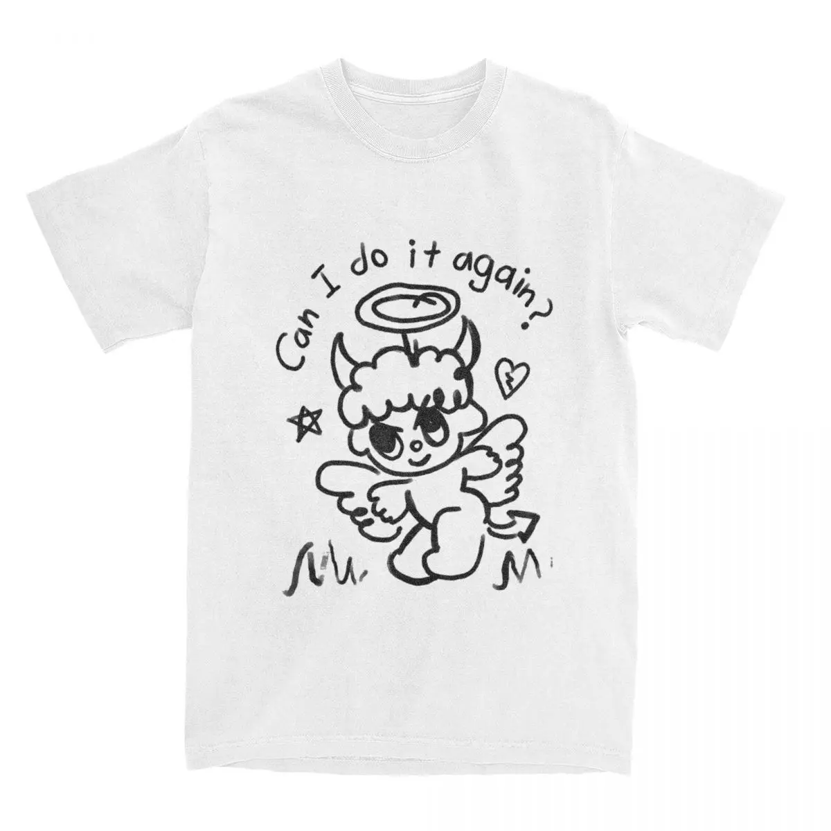 Funny Karol G Album Devil Angel T-Shirts Men Women's 100% Cotton Manana Sera Bonito Short Sleeve Tees New Arrival Clothes