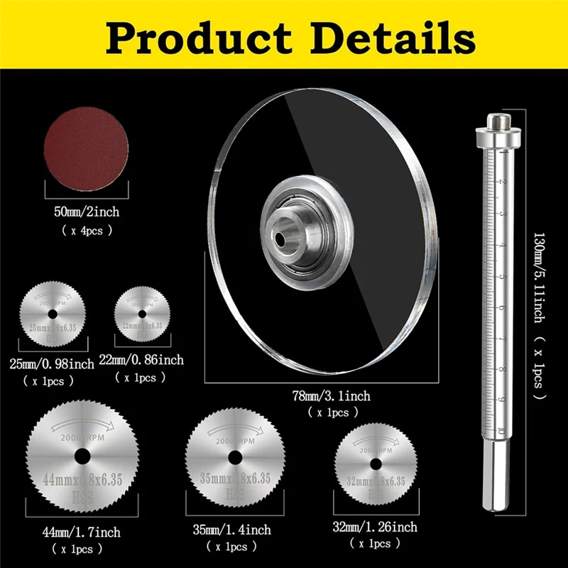 

Инструмент для резки внутренних труб из ПВХ, режущий инструмент со регулируемой шкалой 3,15 дюйма, 5 пильных полотен и шестигранным хвостовиком