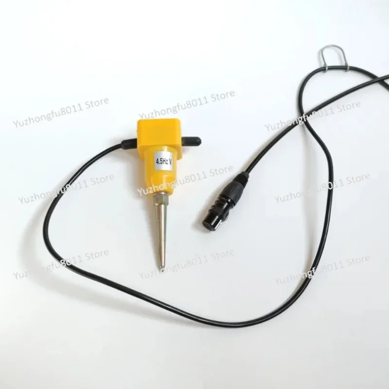 Single Geophone 4.5 Hz Vertical in Waterproof Land Case with Female XLR Connector, Seismic Geophone String 4.5Hz