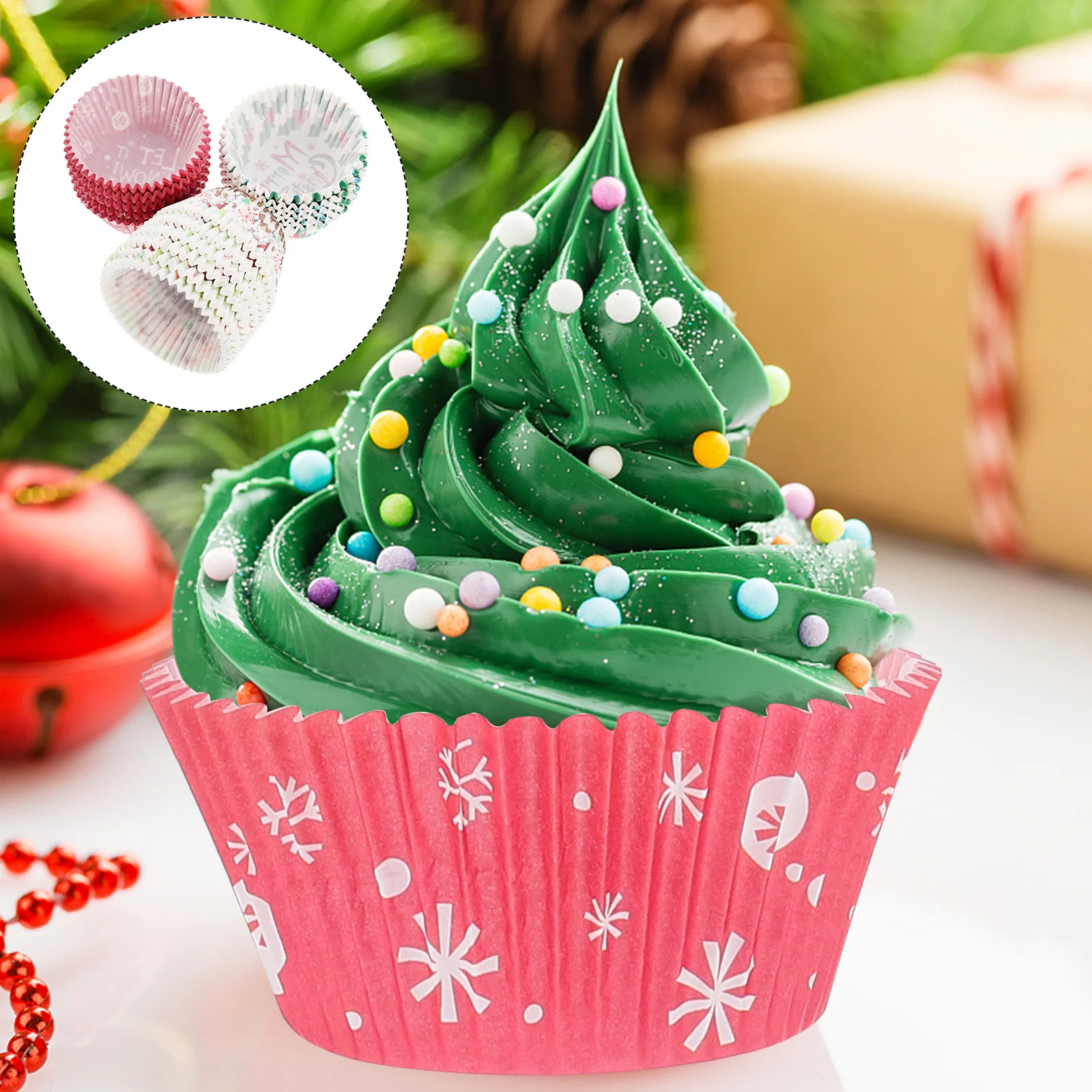 400Pcs Christmas Cu…