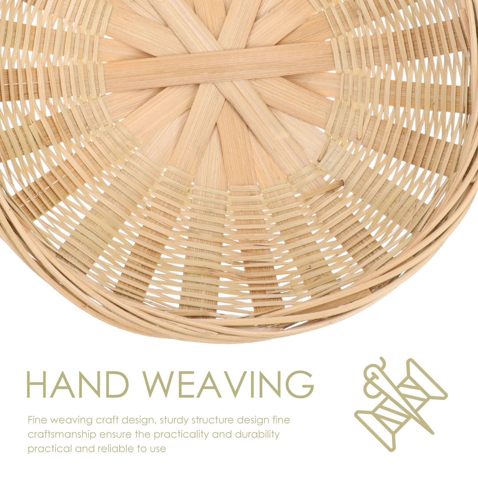 

Bamboo-Woven Storage Basket With Cover Handmade Woven Craft For Kitchen Tea Leaf Egg Food Organizer Multipurpose Household