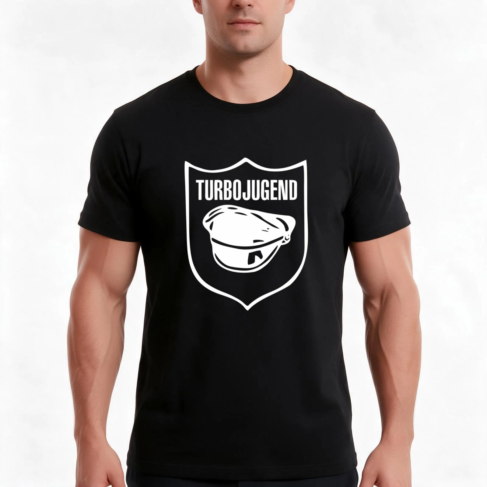 Best Seller - Turbonegro Turbojugend Logo T-Shirt Summer Casual Cotton Tee Oversized Streetwear Tops Vintage Graphic Print