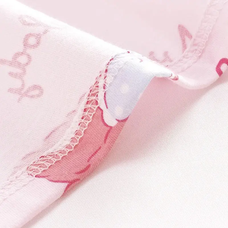 Sanrio Melody с принтом Kawaii Girl, пижамы Hello Kitty, весенне-осенний новый удобный комплект домашней одежды с длинными рукавами и героями мультфильмов