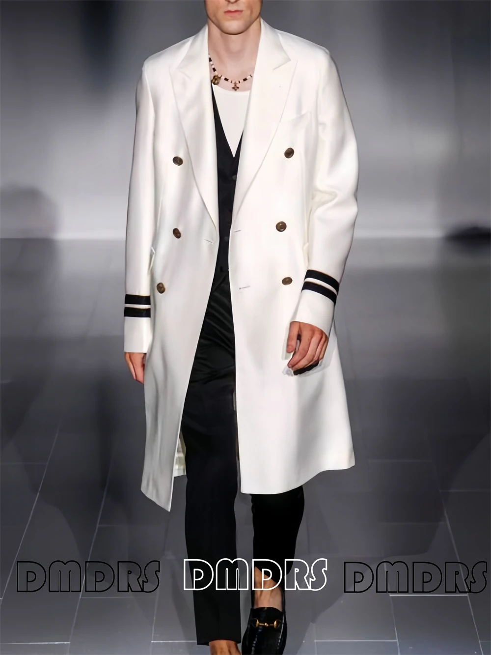 

Fashion Long Suit Coat for Men Notched Custom Length Suit, Autumn Mens Coat Double Breasted Suit Jacket, XXS-7XL Plus Men Outfit