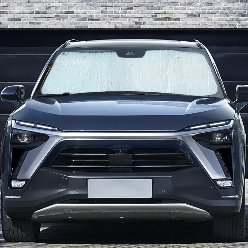 مظلات السيارات UV غطاء للحماية ل NIO ES8 ES6 EC6 2020-2025 نافذة الستار الشمس قناع غطاء الزجاج الأمامي اكسسوارات السيارات #3