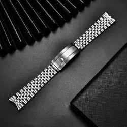 904 Jubilee Watch Band For Rolex Sub GMT Yacht Daytona Watch Strap Luxury Bracelet Mod Parts Replacement Accessories 20mm