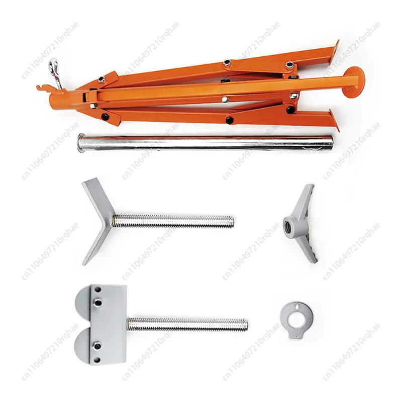 Suporte de tubo tipo V resistente, suporte de tubo de tripé telescópico, estrutura de suporte de tubo de rolo para uso industrial