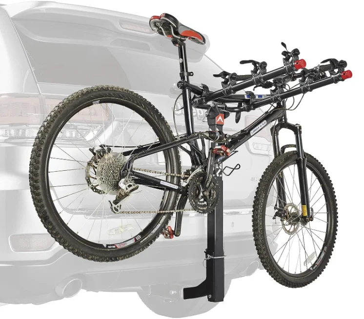 4 Bicycle Bike Hitch Mount Carrier Rack 2-Inch Receiver Car Truck Trailer For Cars Trucks SUVs Vans RVs Auto Accessories