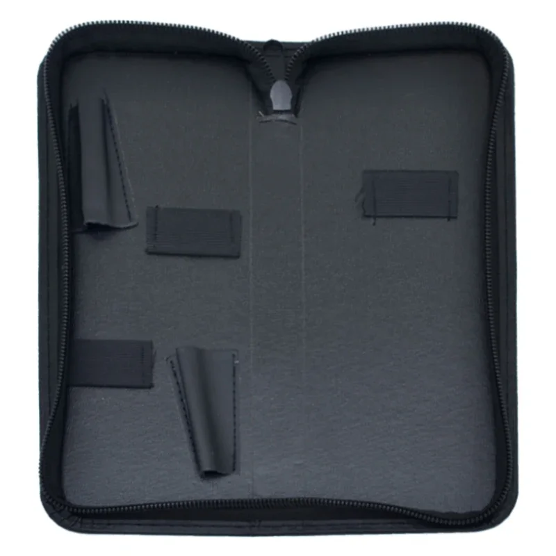 المهنية صالون بولي Leather الجلود مقص حلاقة حقيبة سستة المحمولة كيس مزموم صندوق لتصفيف الشعر مقص الحلاق المقصات C0017A