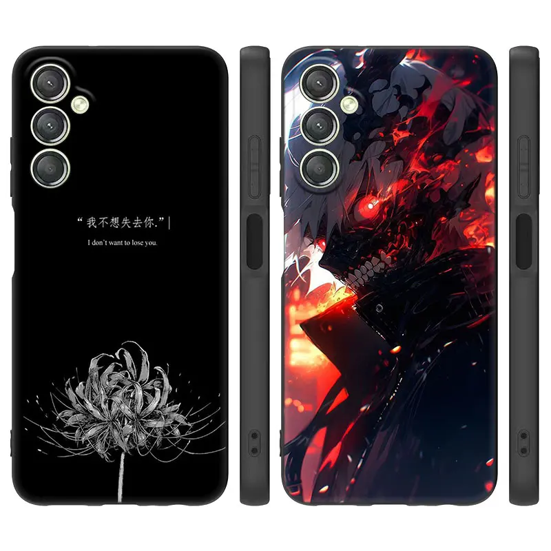 Anime Tokyo Ghoul Black Case For Samsung Galaxy A15 A14 A05 A34 A54 A52S A53 A33 A23 A24 A13 A12 A22 A32 A50 A51 A70 A71 A73 5G