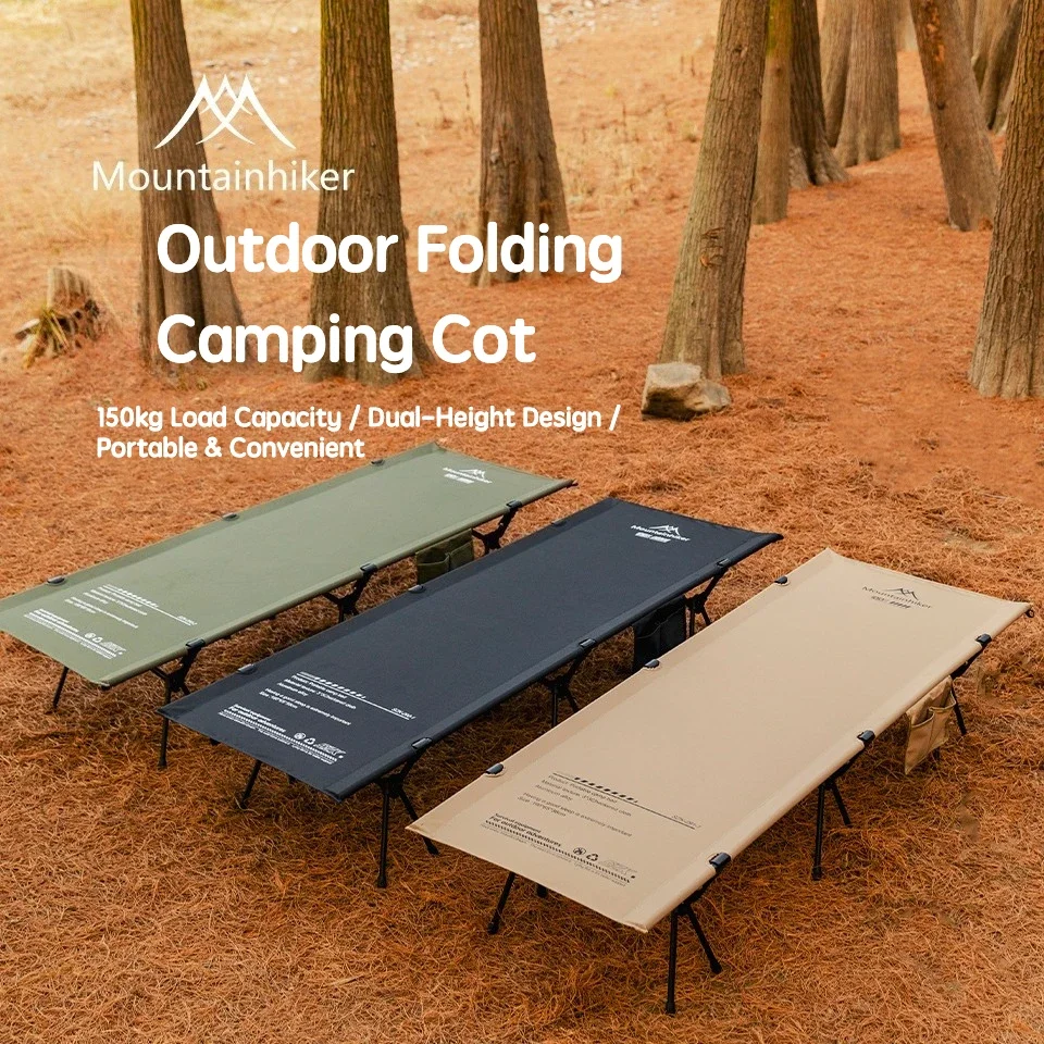 MOUNTAINHIKER MOUNTAINHIKER Marching Bed Camping Portable Travel Outdoor Single Person Hiking Sleeping Bed Folding Bed 7075 Aluminum Alloy - Aliexpress Deal