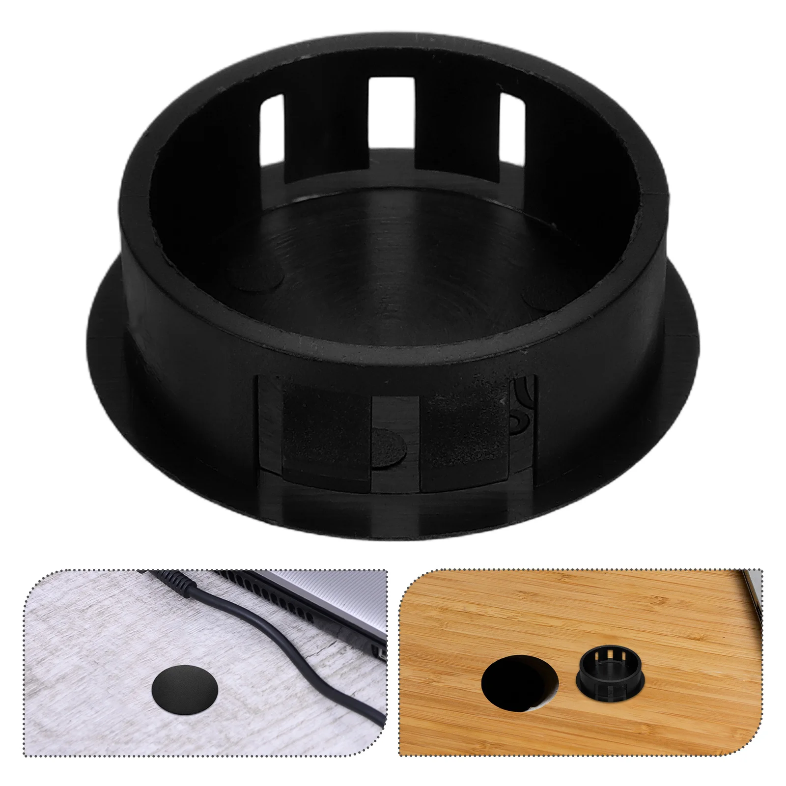 

30Pcs Plastic Hole Plugs Snap-in Furniture Caps Round Covers Fast Installation Cabinet Tile Screw Hole Fillers