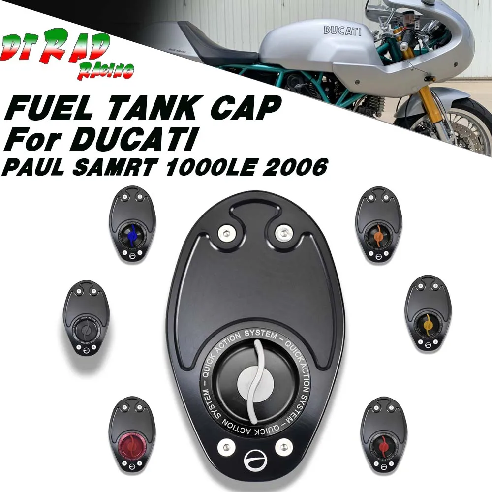 

Motorcycle Quick Release Vintage Fuel Tank Cap Engine Parts For DUCATI PAUL SAMRT 1000LE 2006 Oil Plug Airbox Gasoline Cover