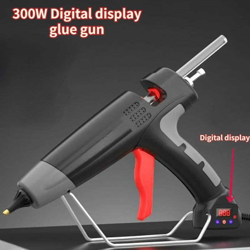 

40W/150W/300W Hot Melt Glue Gun Digital Temperature Control Black Plug-in DIY Tools Use 7mm/11mm Glue Sticks Thermal Glue Gun