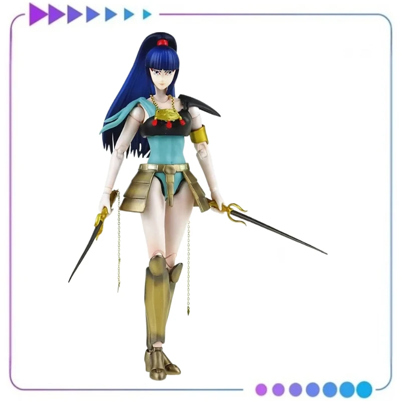 

【Оригинал】Модель синей звезды, супер гибкая фигурка YoroiDen-Samurai Troopers Micah Swam Luo, модель игрушки