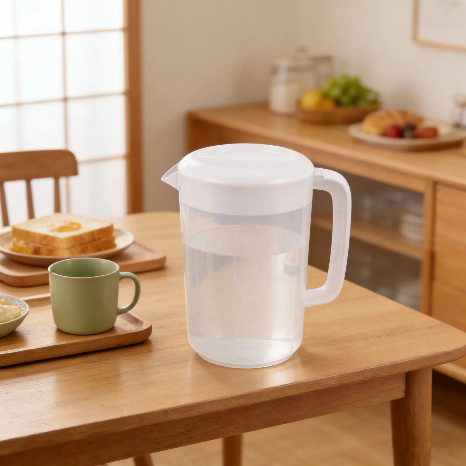 Large Capacity Water Bottle Jug Iced Tea Dispenser Fridge Cold Drink Pitcher Lemonade
