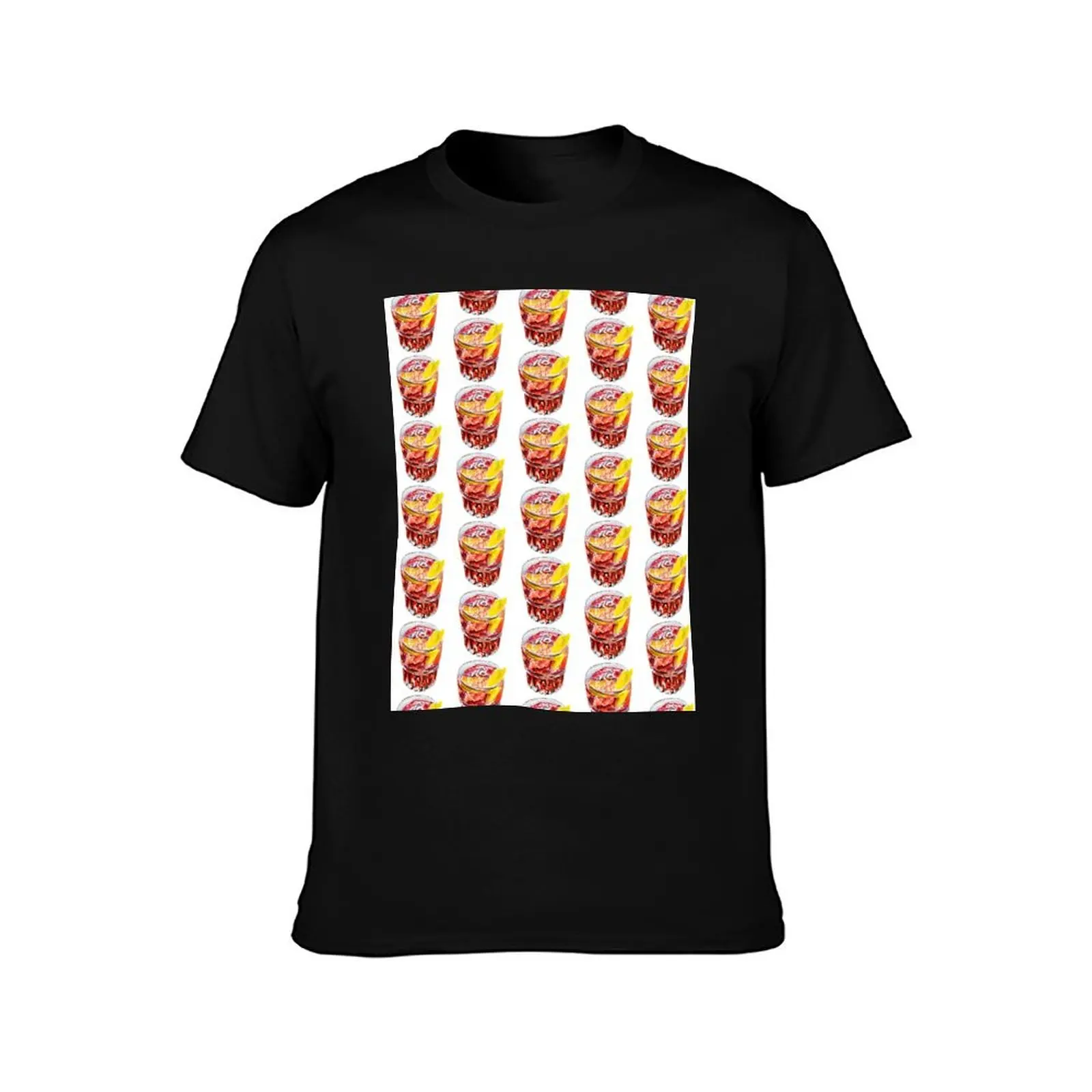 Classical Italian cocktail Negroni T-Shirt Soft Anti-Shrink Cotton Tee T-Shirt