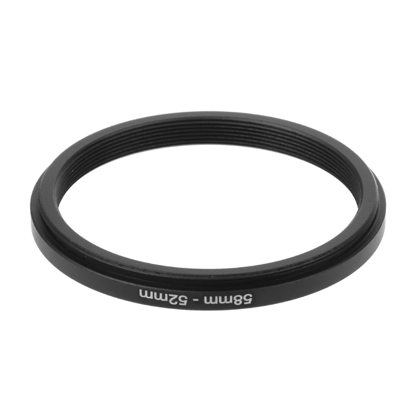 Y1UB 58mm đến 52mm Kim loại Bước xuống Nhẫn Bộ chuyển đổi ống kính Bộ lọc máy ảnh Phụ kiện công cụ Mới