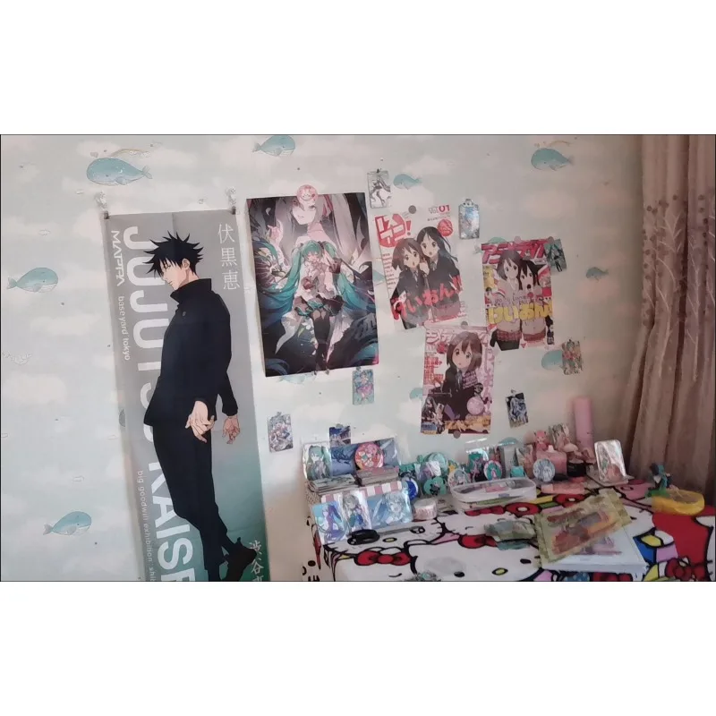 Cute Anime  Hanging Paintings Wall Door Frame Decoration Anime Peripherals Posters