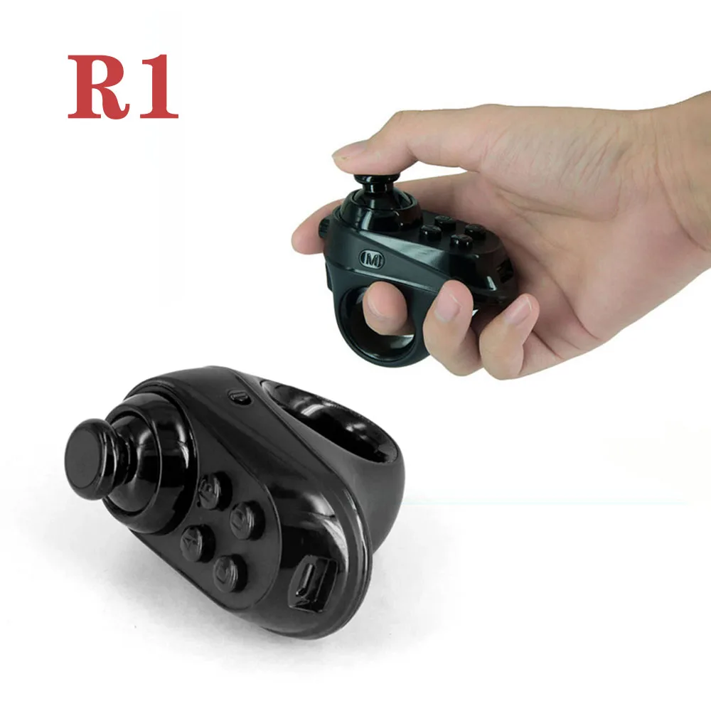 

R1 Mini Ring Bluetooth4.0 Rechargeable Wireless VR Remote Game Controller Joystick Gamepad for Android 3D Glasses VR Headset