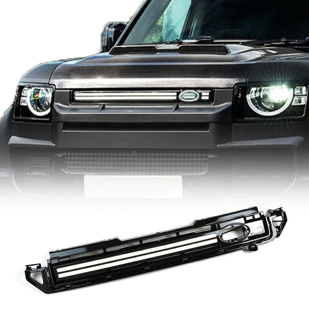 LED DRL Light Fit For Land Rover Defender 90 110 130 2020-2023 Grille Trim Strip