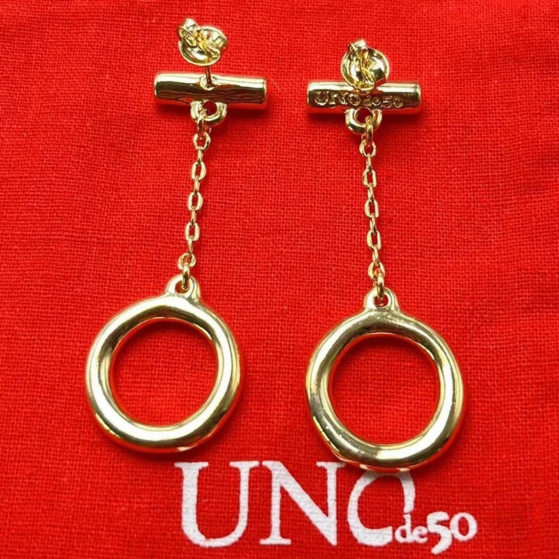 2023 UNOde50 earring Venda Quente Espanha Alta Qualidade Exquisite Mulheres Brincos Romântico Jóias Gift Bag