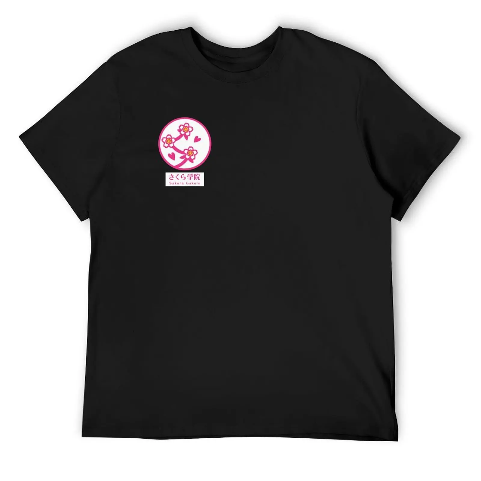 

Sakura Gakuin logo T-Shirt fashion shirts customizeds blue lock heavy weight t shirts for men