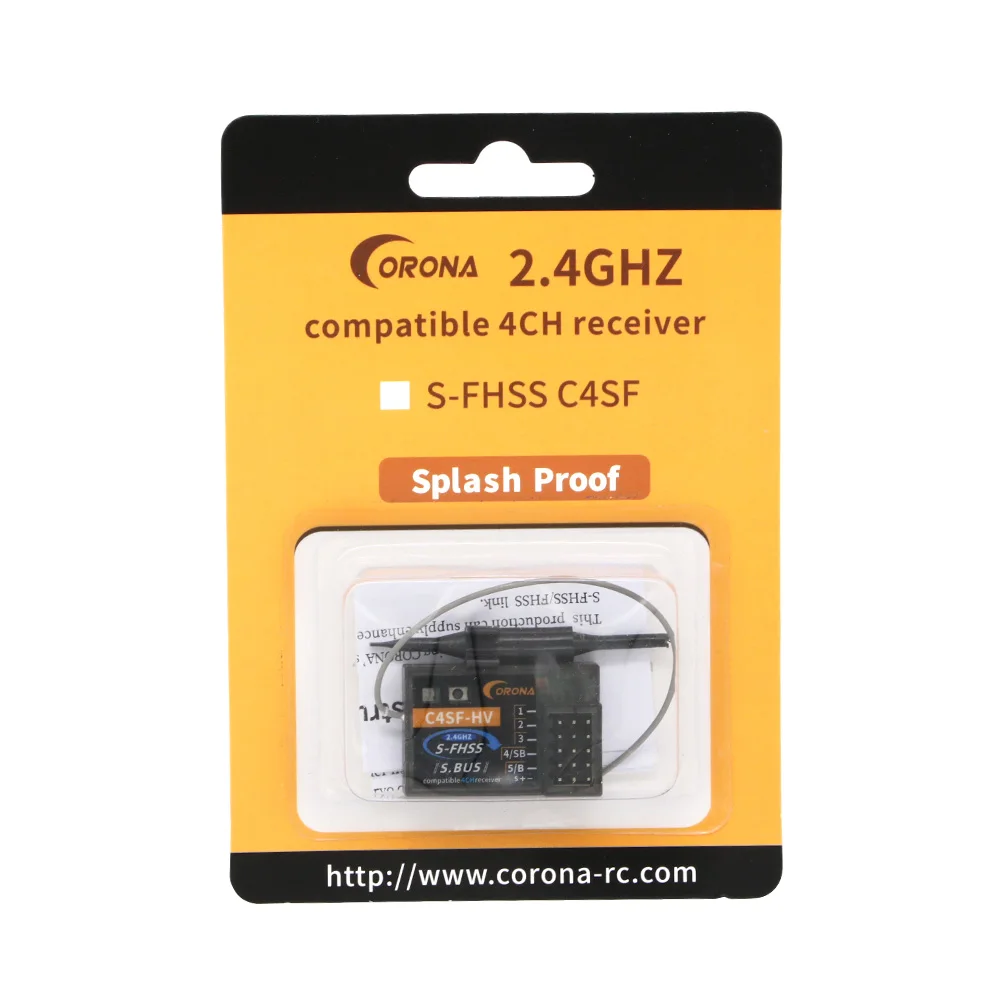 Corona RC C4SF Receiver For Futaba FHSS / S-FHSS Mode Protocol With SBUS OutPut 4PM 3PV 7PX T14SG T8J T10J 4PX RC Car image 6