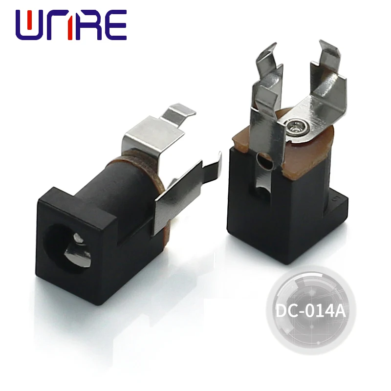 DC-014A 3P DIP DC Power Socket Toy Charging Interface Household Appliance Plug Black Adapter Equipment Charging Port Female