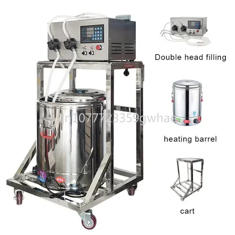 Small Scale Automatic Scented Making Wax Candle Filling Machine