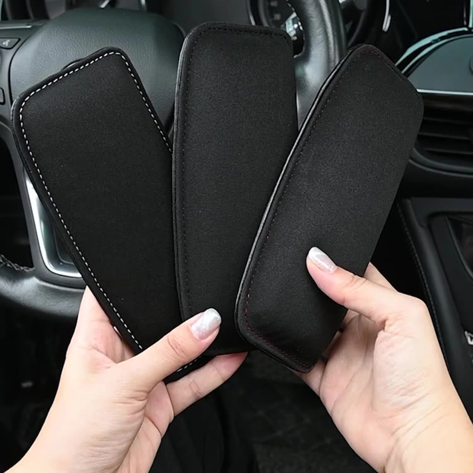 Car Knee Cushion Soft Elbow Pad Pillow Auto Console Leg Cushion Exquisite Automobile Interior Accessories For Car Door Armrest