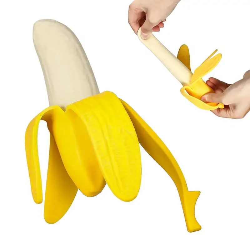 Stretchy Banana Anti-stress Toys For Children Funny Toy Slow Rebound  Anti Stress For Kids Adults