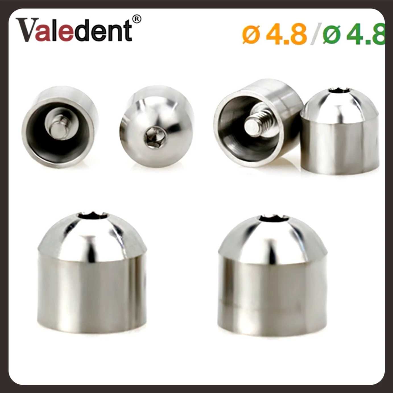 

Dental Multi Unit Protective Healing Caps Protection Cap Healing Abutment Titanium Fits OSS ⌀4.8
