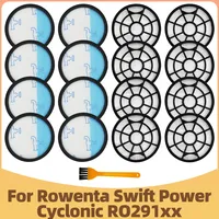 Hepa Filter Compatible For Rowenta Swift Power Cyclonic RO2910 RO2913 RO2915 RO2932 RO2933 RO2957 RO2981 ZR904301 / Tefal TW2947