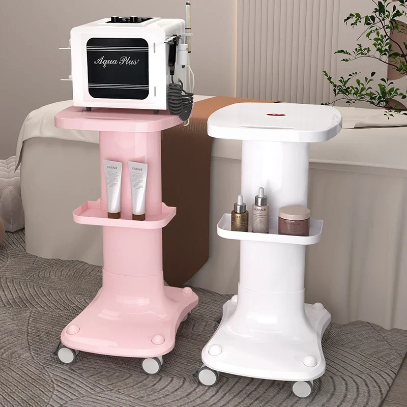 Multi-functional Beauty Equipment Storage Cart Beauty Salon Special Small Bubble Trolley Moving Storage Rack Stable Bearing