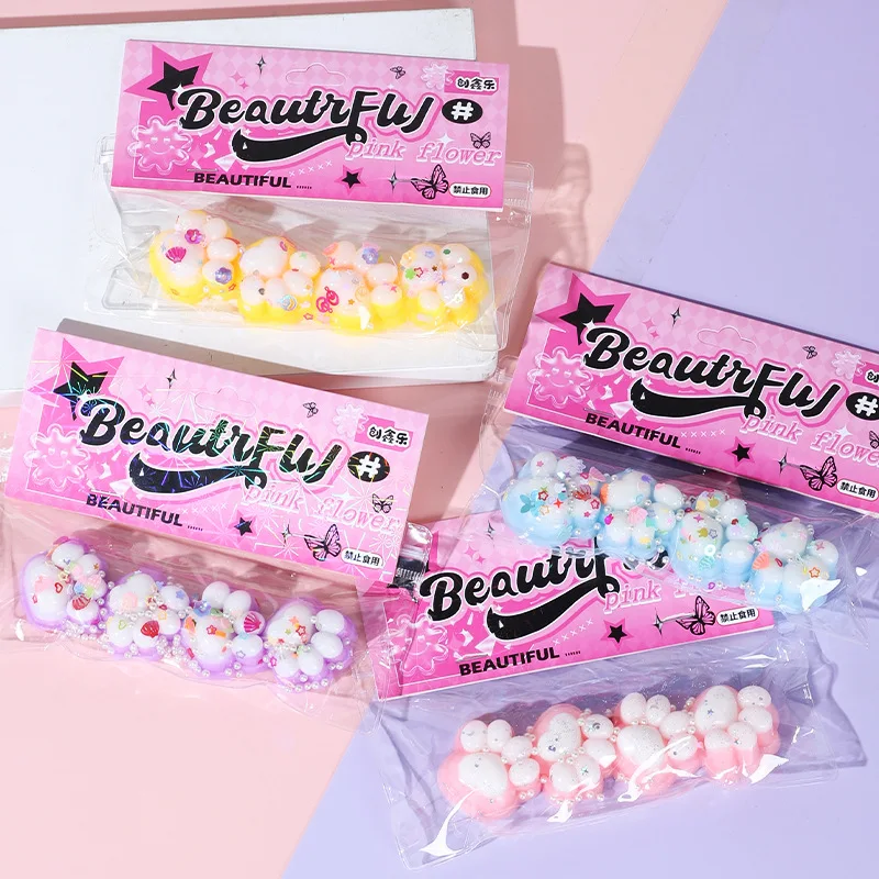 Jouets Kawaii Patte de Chat, Mini Façades, Squeeze Fidget, Rebond Lent, Souligné, Instituts, Doux, Décompression, Relaxation, Sensoriel