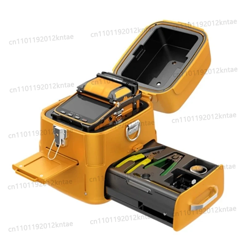 Six-motor trunk line machine with red light power meter ai-5pro leather fiber optic splicing machine