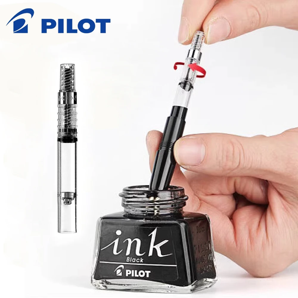

Японская перьевая ручка PILOT, оригинальный дозатор чернил, универсальный конвертер чернил CON-40, аксессуары для вращающейся ручки, офисные принадлежности