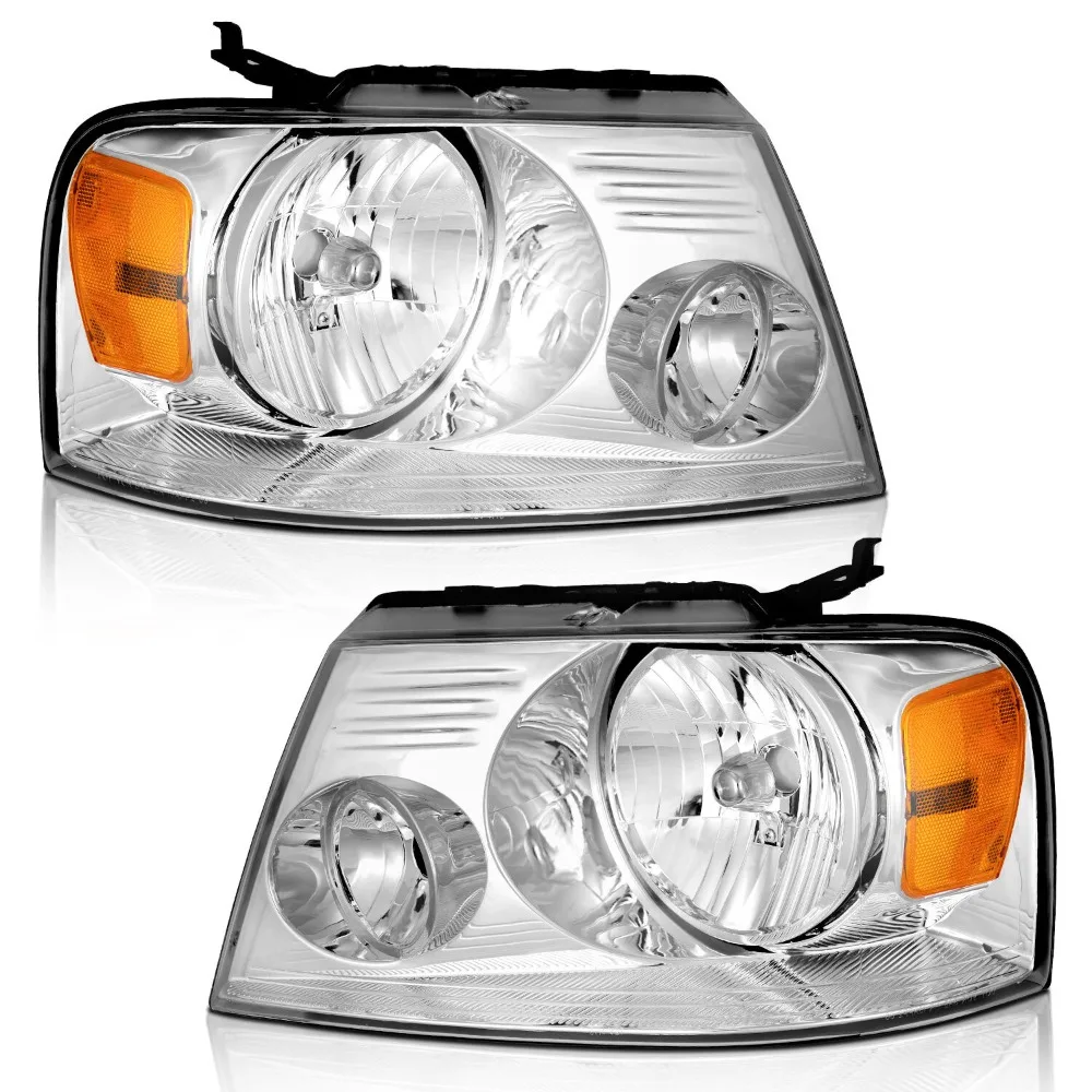 

Комплект фар для Ford F-150 F150 2004-2008 годов выпуска, хромированные, без лампочек
