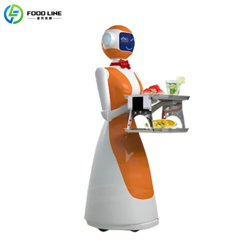 Customized Smart Restaurant Delivery Robot High-Load Arm Obstacle Avoidance Sensor HD Touch Screen Device