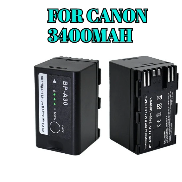 

BP-A30 BP-A30A60 Replacement Battery 3400mAh for Canon EOS C200 C200B C300 Mark II C300 Mark III Cinema Camera V-Mount Power