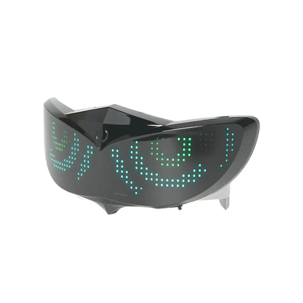Demon Eyes Motorcycle Bicycle Helmet Light - Smart Sensor & APP Control LED Safety Warning Lamp Night Cycling Warning Safe Signa