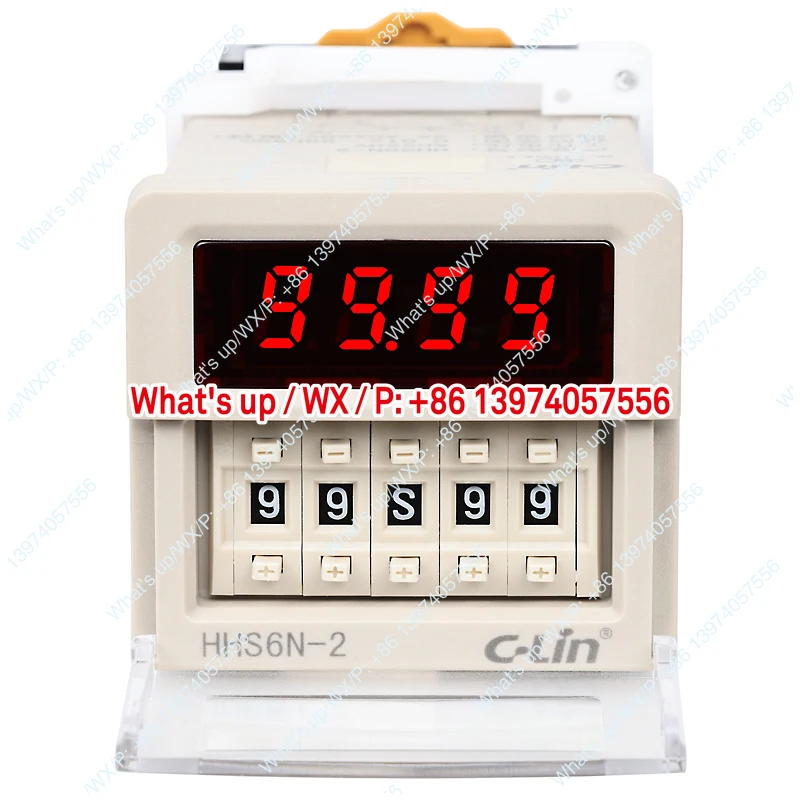 Реле времени с цифровым дисплеем Xinling HHS6N-2 HHS6-1/HHS6R/DH48S-2Z/-S Таймер задержки Реле времени с цифровым дисплеем Xinling HHS6N-2 HHS6-1/HHS6R/DH48S-2Z/-S Таймер задержки